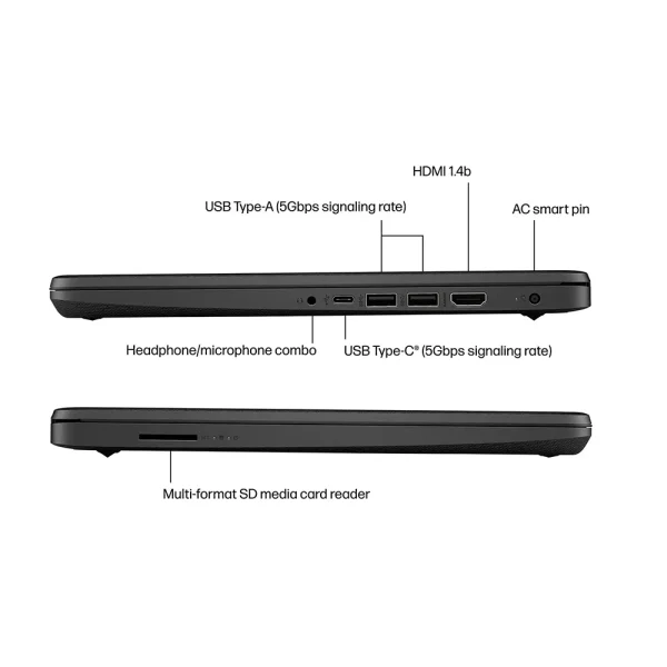 HP 14" Business Light Laptop, Intel Celeron N4120, 16GB RAM 384GB Storage(128GB eMMC+256GB Micro SD), 1 Year Office 365, Win11 S - Image 5