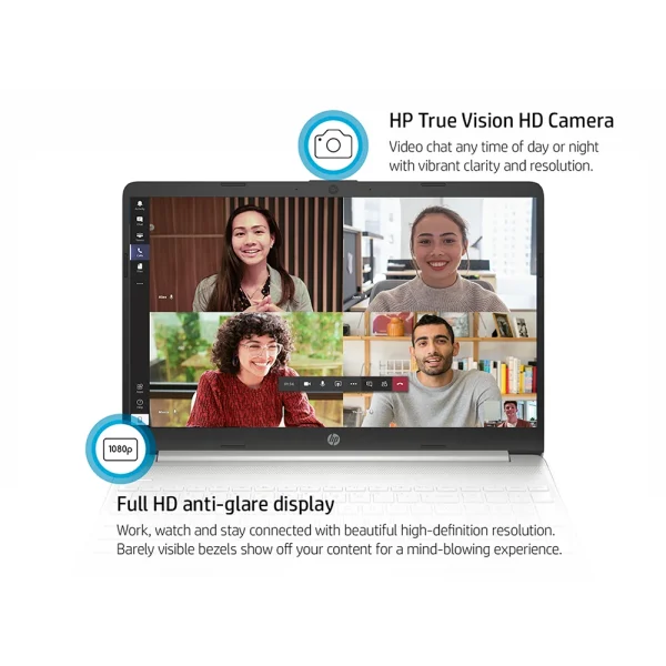 HP 15.6" FHD IPS Flagship Laptop Computer,Intel Core i5-1135G7,16GB RAM,1TB SSD,Iris Xe Graphics,WiFi 6,Windows 11 Home,Silver - Image 3