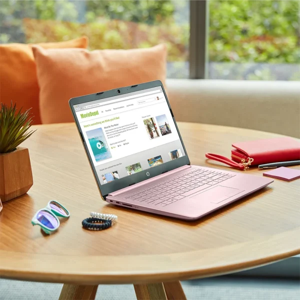 HP Newest 14" Business Laptop,Intel Celeron N4120,16GB RAM,320GB Storage(64GB eMMC+256GB Micro SD),1 Year Office 365,Pink - Image 6