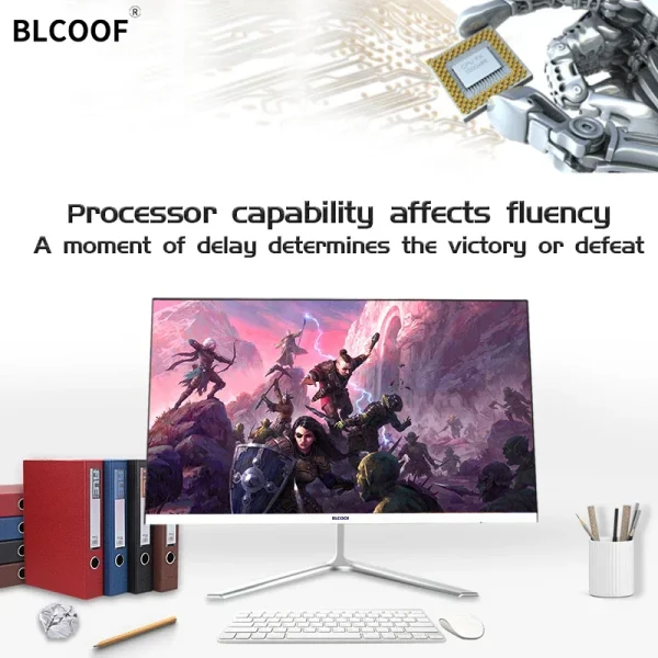 All-in-one Desktop window10 19 inch Computer core i3 office home Desktop PC Factory Price mainframe complete set support wifi - Image 4