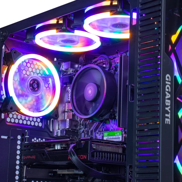 MXZ Gaming PC Ryzen 5 4500 RTX3060 500GB NVME Windows10 Pro Key Desktop Computer For System Unit Pc Customize Pc gamer comple - Image 3