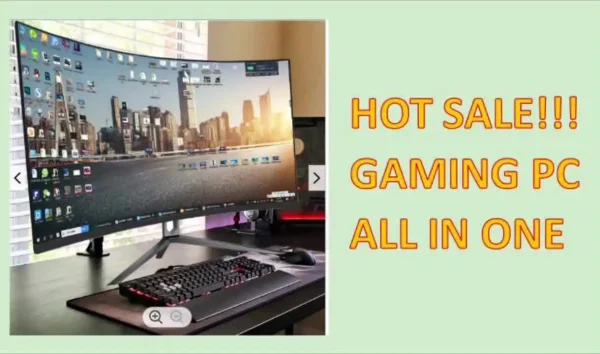 factory price 24 inch core i3 i5 i7 i9 CPU generation gaming pc full setup all in one computadora all-in-one computers with OEM - Image 2