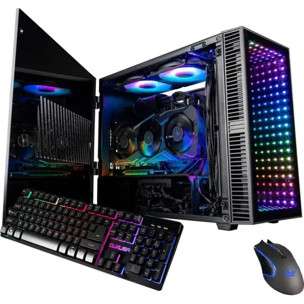 TOP QUALITY Skytech Prism II Gaming PC Desktop - AMD Ryzens 9 3900X 3.8GHz, RTX 3090 24GB, 32GB 3600mhz RGB Memory, 1TB Gen4 SSD - Image 2