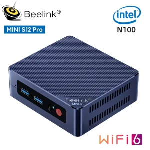 Beelink Mini S12 Inte 12th Gen N95 8G256G Mini S12 Pro N100 Mini PC DDR4 16GB 500GB SSD Desktop Gaming Computer VS T8 Pro
