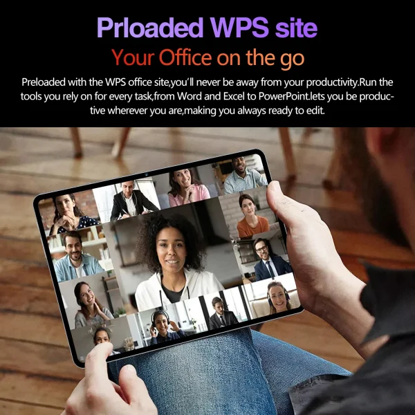2025 Original Global Version Tablet Android 14 Pad 6S Pro Snapdragon Tablets PC 16GB+1024GB 5G Dual SIM Card WIFI HD 4K Mi Tab - Image 3