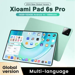 2025 Original Global Version Tablet Android 14 Pad 6S Pro Snapdragon Tablets PC 16GB+1024GB 5G Dual SIM Card WIFI HD 4K Mi Tab