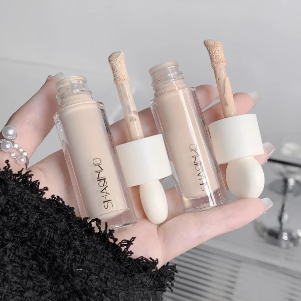 Flawless Finish Liquid Concealer Full Coverage for Blemishes Dark Circles & Freckles Smooth Application Long-Lasting, - Image 4