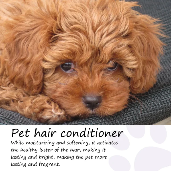 50ml Non-Knotted Pet Hair Care Cream Moisturizes Care Pet Hair Conditioner Dry Skin Pet Hair Conditioner for Pet Fur Hair Dogs - Image 4
