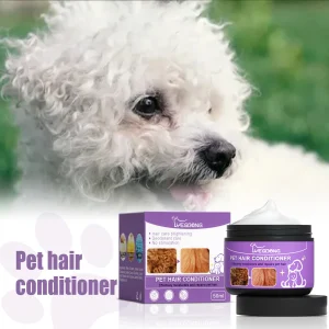 50ml Non-Knotted Pet Hair Care Cream Moisturizes Care Pet Hair Conditioner Dry Skin Pet Hair Conditioner for Pet Fur Hair Dogs
