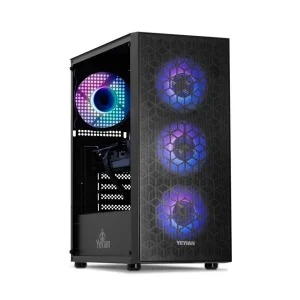 Free Shipping Yeyian Yumi Gaming PC Desktop INTEL Core i5 12400F, Nvidia RTX 4060, 1TB NVMe SSD, 16GB DDR4 3200, 650W Gold PSU,