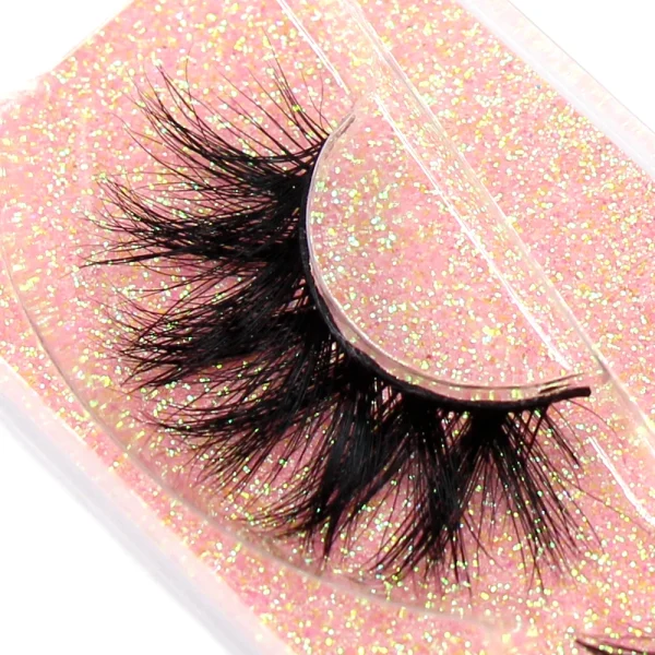 FOXESJI Makeup Eyelashes 3D Mink Eye Lashes Fluffy Soft Wispy Natural Lashes Extension Reusable Fake Lashes Mink False Eyelashes - Image 3