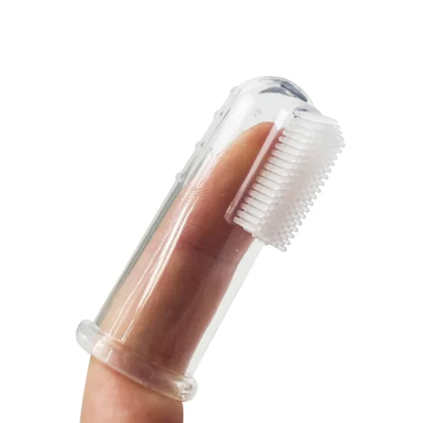 1PC Super Soft Pet Finger Dog Toothbrush  Teddy Dog Brush Bad Breath Tartar Teeth Tool Cat Cleaning Dog Supplies Accessories - Image 9