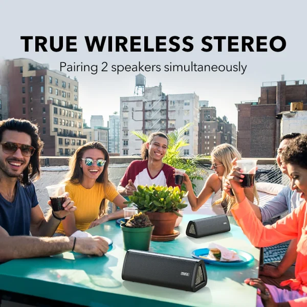 mifa A10+ Portable bluetooth speaker 360° Stereo Sound 20W  IPX7 waterproof wireless bluetooth 5.0 speaker 24-Hour Play time - Image 2