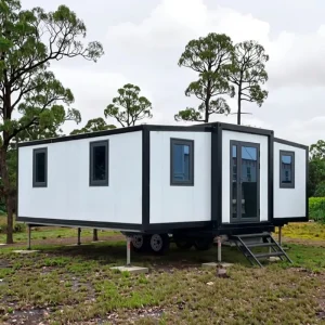 Customized 20 40 Foot Luxury Prefabricated Foldable Expandable Container House 3-in-1 Fold Prefabricated House