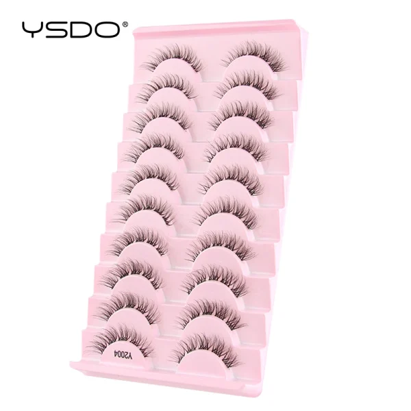 YSDO Half Eyelashes 3/10 pairs Natural Full False Eyelashes 3d Lashes  Cat Eye Fake Eyelashes Extension Faux Cils Makeup Tools - Image 19