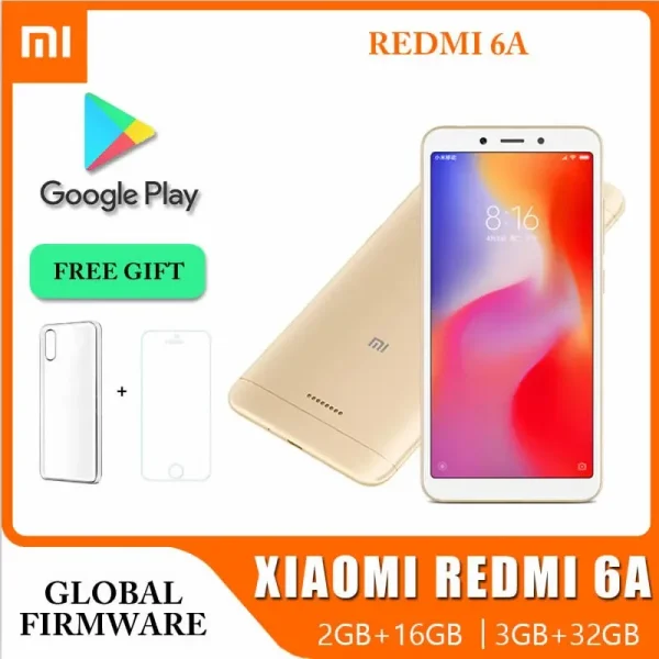Original Xiaomi Redmi 6A Smartphone 3+32Gb Wholesale Xiaomi Mobile Phones Unlocked Android Google Play Redmi 6 Global Frimware - Image 3