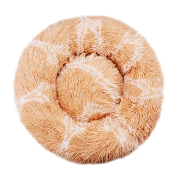 40-90cm Round Pet Bed for Large Dog Bed Super Soft Cat Bed Long Plush Dog House for Medium Dog House Winter Warm Sleeping - Image 13