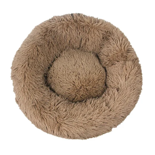 40-110cm Round Pet Bed for Large Dog Bed Super Soft Cat Bed Long Plush Dog House for Medium Dog House Winter Warm Sleeping - Image 8