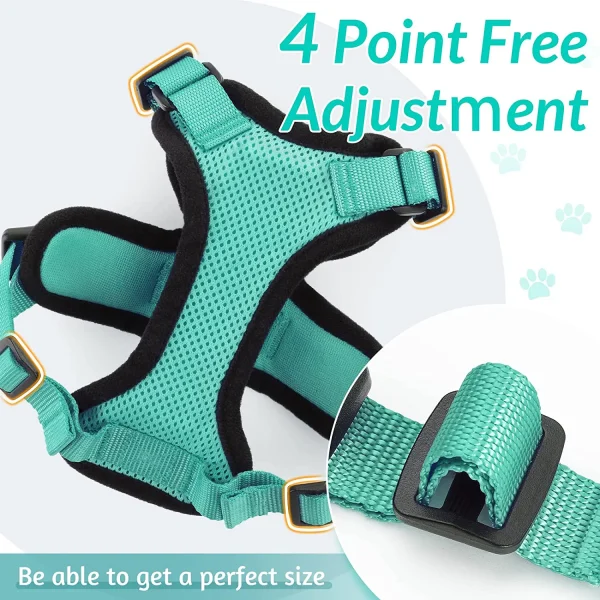 Cat Harness and Leash for Walking, Escape Proof Soft Adjustable Vest Harnesses for Cats, EasyControl - Image 5