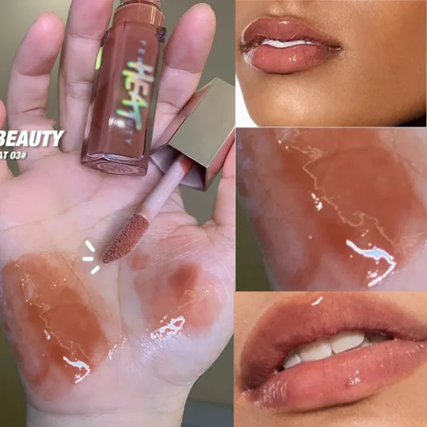 FB Gloss Bomb Cream Heat High Shine Lip Gloss Glitter Moisturizing Plumper Long Lasting Liquid Lipstick 9ml - Image 23