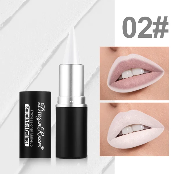 Matte Lip Liner, Long-Lasting and Durable, Automatic Rotating Wax Texture, Suitable for All Skin Types, Multi-Purpose, Suitable for Eyeliner Holiday Party Lipstick - Image 10