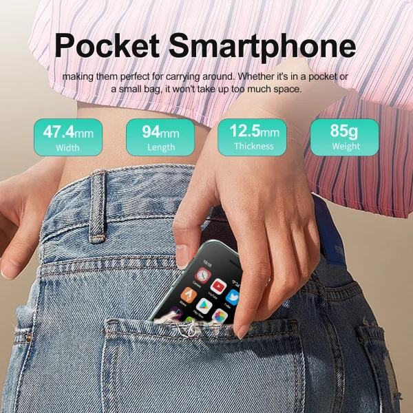 SERVO KING 9000 3.0" HD Display Small Smartphone Android 10.0 Network 4G LTE 2GB+16GB 2000mAh Face Recognition Mini Mobile Phone - Image 6