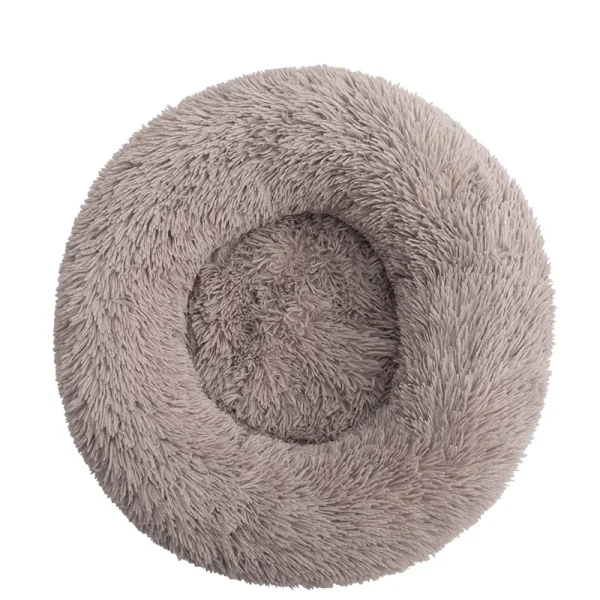 40-110cm Round Pet Bed for Large Dog Bed Super Soft Cat Bed Long Plush Dog House for Medium Dog House Winter Warm Sleeping - Image 19