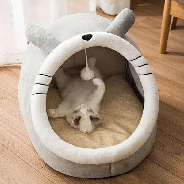 Washable pet lounger cushions, cat mat beds, warm and soft baskets, cozy warm cat kennels, house tents, small pet dogs, winter - Image 5