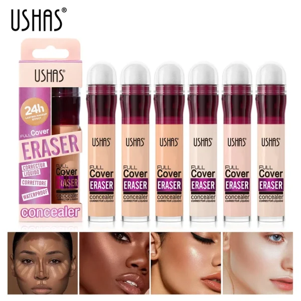 Facial Concealer Sponge Head Matte Liquid Foundation Makeup Oil Control Long Lasting BB Cream Waterproof Brighten Cosmetics - Image 2
