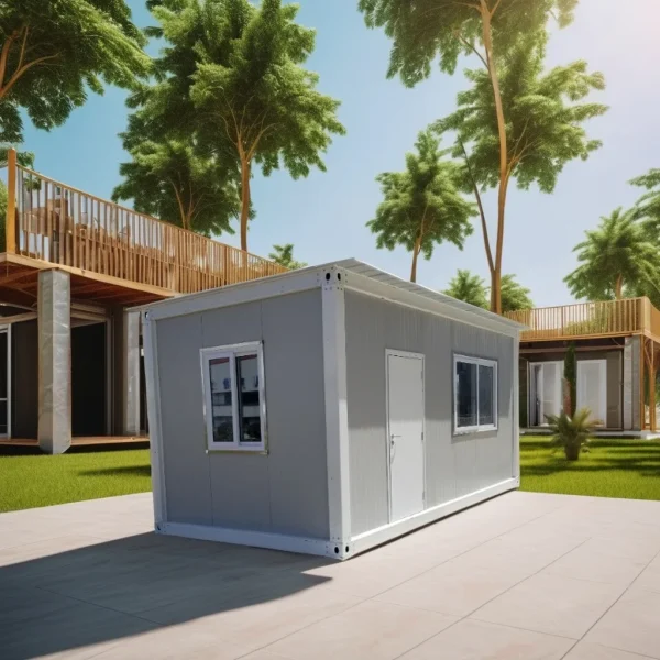 Simple Portable Single-Room Prefab Container House Prefabricated Ready Made Sandwich Panel Container House - Image 5