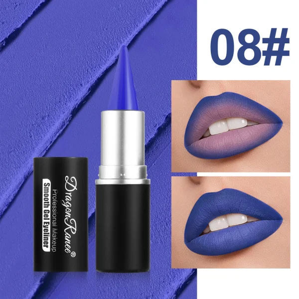 Matte Lip Liner, Long-Lasting and Durable, Automatic Rotating Wax Texture, Suitable for All Skin Types, Multi-Purpose, Suitable for Eyeliner Holiday Party Lipstick - Image 16