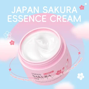 LAIKOU Japan Sakura Face Cream Smoothing Moisturizer Whitening Nourishing Oil Control Skin Care 25g