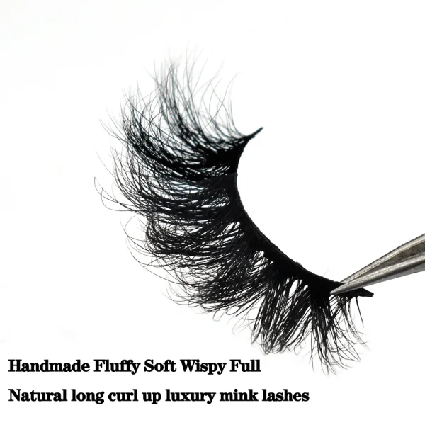 FOXESJI Makeup Eyelashes 3D Mink Eye Lashes Fluffy Soft Wispy Natural Lashes Extension Reusable Fake Lashes Mink False Eyelashes - Image 4