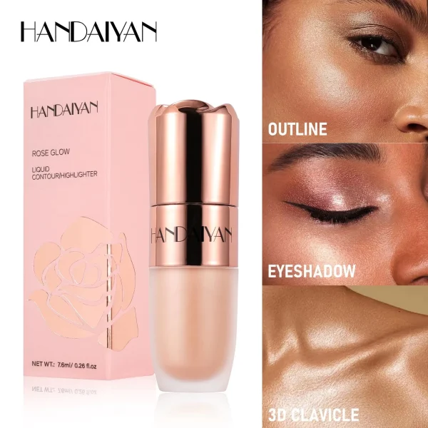 8 Colors Face Foundation Concealer Waterproof Long Lasting Matte Cheek Contour Stick Highlighters Shadow Liquid Contour Stick. - Image 2