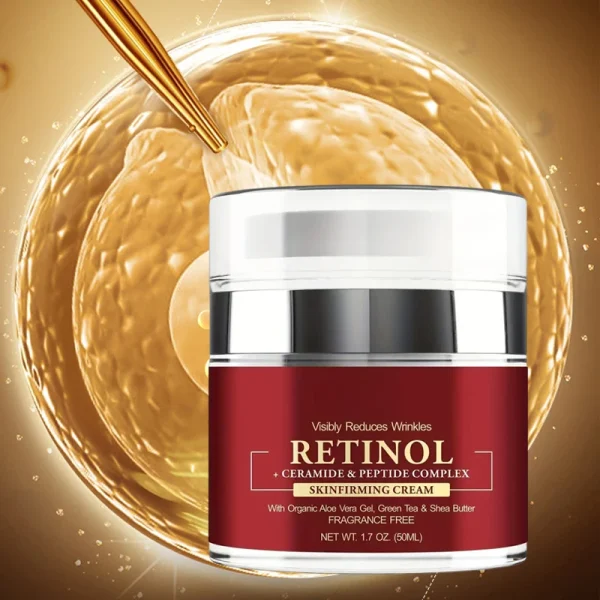 Instant Retinol Cream Wrinkle Remover Firming Lifting Anti Aging Fade Fine Lines Moisturizing Whitening Korea Repair Skin Care - Image 7