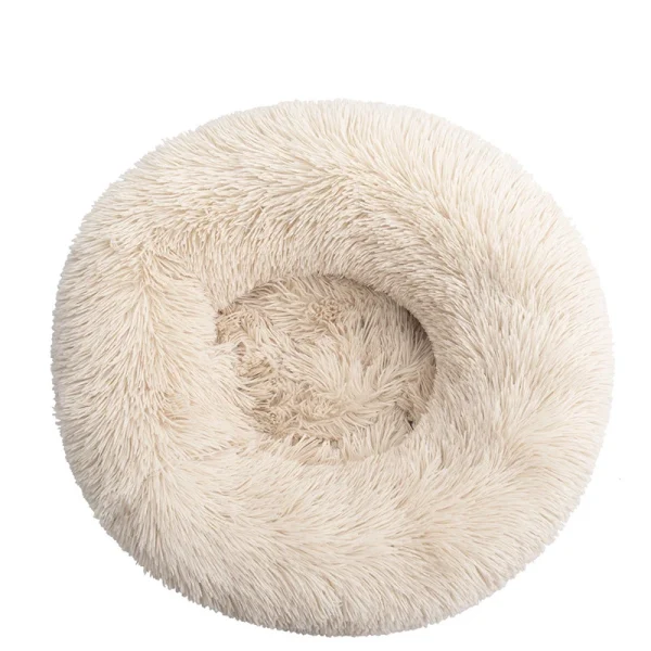 40-110cm Round Pet Bed for Large Dog Bed Super Soft Cat Bed Long Plush Dog House for Medium Dog House Winter Warm Sleeping - Image 20