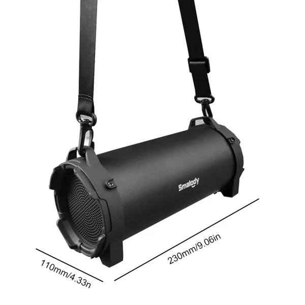 USB Rechargeable Portable Wireless Boombox 5H Playtime BT Boombox Speaker Loud BT Speaker with 3.5mm AUX Input Jack MP3/USB Port - Image 6