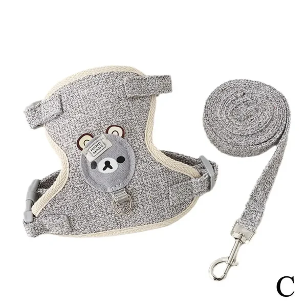 Undershirt Style Pet Leash Adjustable Cat Dog Harness Breathable Leash  Convenient Pet Vest For Small Dog Cat Supplies - Image 10