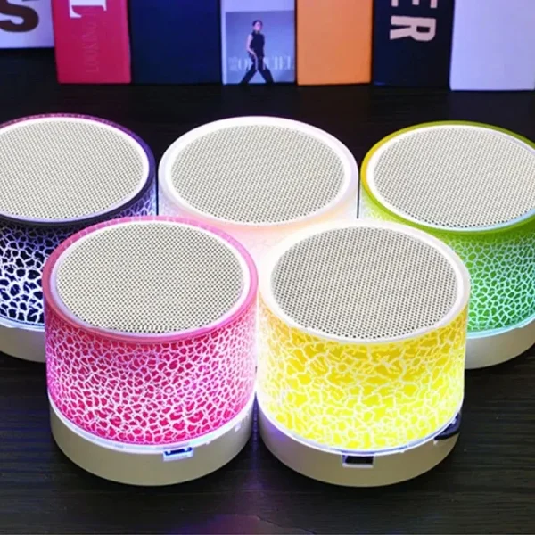 New Bluetooth Mini Speaker Wireless Speaker Colorful LED TF Card USB Subwoofer Portable MP3 Music Sound Column For PC Phone - Image 3