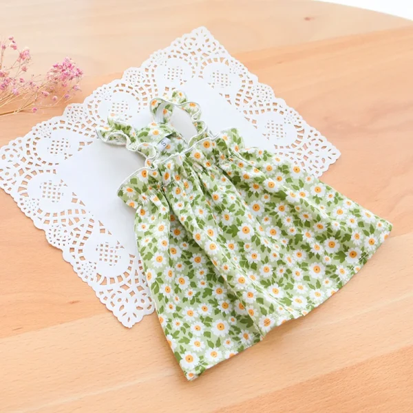 Summer Cotton Sphynx Cat Suspender Skirt Love Flower Pet Princess Dresses for Cats Gotas Katten Kedi Dog Dress mascotas Clothes - Image 14
