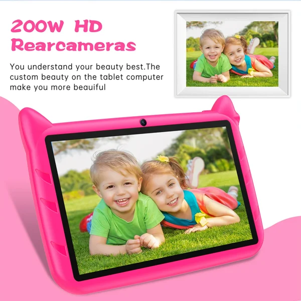 2025 New 7 Inch Kids Tablets Android 13 Quad Core 4GB RAM 64GB ROM 5G WiFi Bluetooth Google Learning Education Tablet PC 4000mAh - Image 4