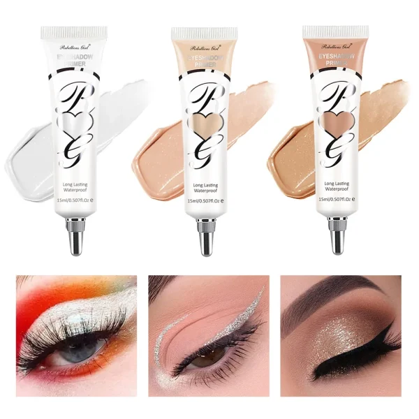 3pcs 6-Color Matt Eye Shadow Primer Suitable Oily Eyelids Waterproof and Antifouling Durable Cream Liquid Eye Shadow Cosmetics - Image 7