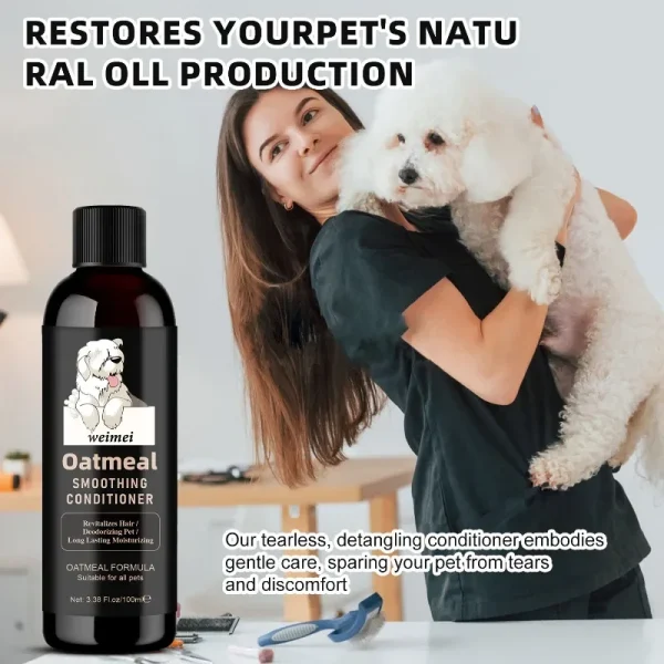 Dog Conditioner Shampoo Gentle Non Irritating Deep Cleaning Moisturizing Deodorant Hair Nursing Care Dog Shower Gel Pet Products - Image 2