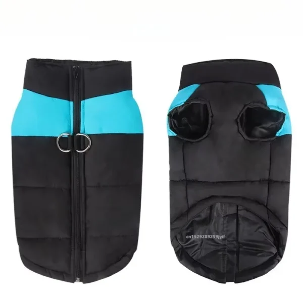 Waterproof Warm Dog Clothes Pet Coat Winter Vest Padded Zipper Jacket Dog Clothing for Small Medium Big Dogs Outfit - Image 6