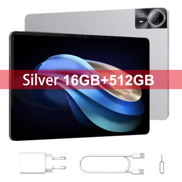 2025 New 14 Inch Big Screen Android 14 Tablet PC 16gb+512GB Phone Call 5G WIFI tablet Kids Pad For Educational Online Class - Image 7