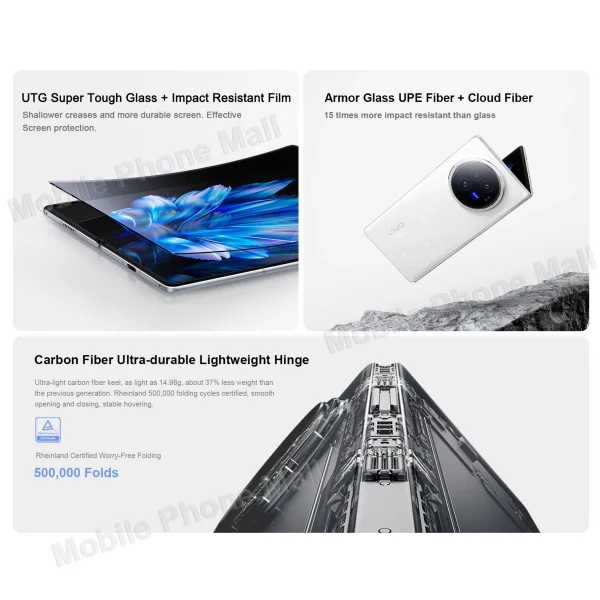 2024 Original Vivo X Fold 3 5G Foldable Phone 8.03 Inch 120Hz AMOLED Folded Screen Snapdragon 8 Gen 2 Camera 50MP NFC Smartphone - Image 3