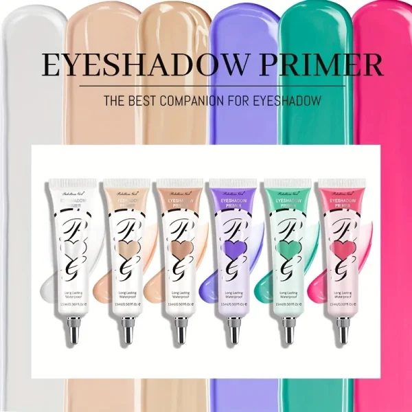 3pcs 6-Color Matt Eye Shadow Primer Suitable Oily Eyelids Waterproof and Antifouling Durable Cream Liquid Eye Shadow Cosmetics - Image 2