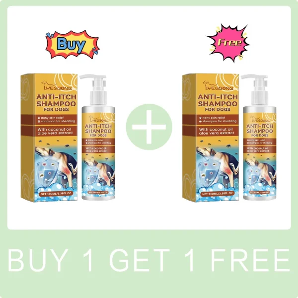 Dog Shampoo Conditioner Moisturizing for Sensitive Skin PH Balanced Anti Itching Flea Killer Dirt Mite Removal Pet Cleaning Foam - Image 9