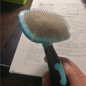 Dog Cats Needle Comb Pet Hair Removal Brush Puppy Beauty Grooming Skin Care Pet Deshedding Products 360° Brush Head Rotation