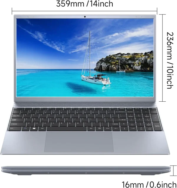 15.6 Inch Laptop J3710 8GB RAM 256GB SSD Windows 11  For Students And Business - Image 5
